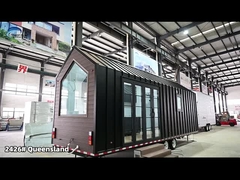 Nhà nhỏ Prefab giá rẻ Với tấm pin mặt trời 2 phòng ngủ 2 phòng tắm