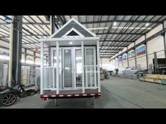 Thiết kế hiện đại Nhà Prefab Container mô-đun Nhà nhỏ sang trọng Trên bánh xe