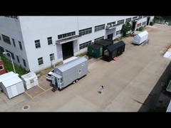 Ngôi nhà xe kéo hiện đại Ngôi nhà nhỏ Ngôi nhà di động Sẵn sàng để vận chuyển với bánh xe