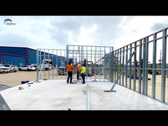 Nhà lắp ghép 2 phòng ngủ với hệ thống điều hòa trung tâm và tủ bếp 2PAC mặt đá